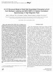 Research paper thumbnail of A 3-D Structural Model of Solid Self-Assembled Chlorophyll a/H 2 O from Multispin Labeling and MAS NMR 2-D Dipolar Correlation Spectroscopy in High Magnetic Field