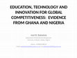 Research paper thumbnail of BABALOLA EDUCATION TECHNOLOGY INNOVATION AND DEVELOPMENT 23 AUGUST 2016