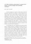 Research paper thumbnail of ¿Es viable un dualismo epistemológico o semántico de lo mental y lo neural sin alguna clase de dualidad ontológica?