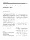 Research paper thumbnail of Superior Mediastinal Syndrome: Emergency Management