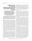 Research paper thumbnail of Ceftriaxone Resistant