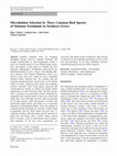 Research paper thumbnail of Microhabitat Selection by Three Common Bird Species of Montane Farmlands in Northern Greece