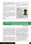 Research paper thumbnail of iPadagogy: Using Mobile Devices to Extend Language Learning Strategies