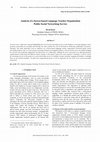 Research paper thumbnail of Analysis of a Korea-based Language Teacher Organization Public Social Networking Service