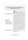 Research paper thumbnail of Revisiting the Prospects of Social Entrepreneurship on Social Development: An Analysis