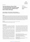 Research paper thumbnail of The Rosa-Keystone Dunes Field: The geoarchaeology and paleoecology of a late Quaternary stabilized dune field in Eastern Beringia