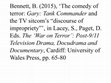 Research paper thumbnail of The comedy of terror: 'Gary: Tank Commander' and the TV sitcom's "discourse of impropriety"