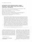 Research paper thumbnail of Estimating Puma Densities from Camera Trapping across Three Study Sites: Bolivia, Argentina, and Belize