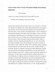 Research paper thumbnail of Science Fiction: What's Wrong? The Sounds of Danger Versus Hearing Dangerously