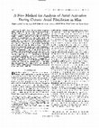 Research paper thumbnail of A new method for analysis of atrial activation during chronic atrial fibrillation in man