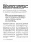 Research paper thumbnail of Polymorphic microsatellites from silver crucian carp (Carassius auratus gibelio Bloch) and cross-amplification in common carp (Cyprinus carpio L