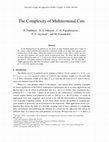 Research paper thumbnail of The Complexity of Multiterminal Cuts