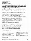 Research paper thumbnail of New paleontological discoveries in some Early Permian sequences of Sardinia. Biostratigraphic and paleogeographic implications