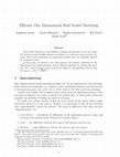 Research paper thumbnail of Efficient One Dimensional Real Scaled Matching