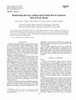 Research paper thumbnail of Relationship Between Asthma and Irritable Bowel Syndrome: Role of Food Allergy