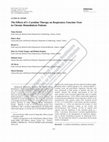 Research paper thumbnail of The Effects of L-Carnitine Therapy on Respiratory Function Tests in Chronic Hemodialysis Patients