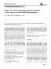 Research paper thumbnail of Gauld, N.R., Campbell, R.N. & Lucas, M.C. (2016) Salmon and sea trout spawning migration in the River Tweed: telemetry-derived insights for management. Hydrobiologia 767, 111-123. DOI 10.1007/s10750-015-2481-0.