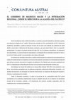 Research paper thumbnail of EL GOBIERNO DE MAURICIO MACRI Y LA INTEGRACIÓN REGIONAL: ¿DESDE EL MERCOSUR A LA ALIANZA DEL PACIFICO?