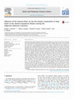 Research paper thumbnail of Influence of the Amazon River on the Nd isotope composition of deep water in the western equatorial Atlantic during the Oligocene–Miocene transition