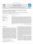 Research paper thumbnail of The effect of crosslinker on mechanical and morphological properties of tropical wood material composites