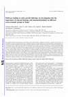 Research paper thumbnail of Pathways leading to early growth faltering: an investigation into the importance of mucosal damage and immunostimulation in different socio-economic groups in Nepal