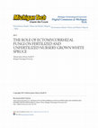 Research paper thumbnail of The Role of Ectomycorrhizal Fungi on Fertilized and Unfertilized Nursery Grown White Spruce