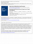 Research paper thumbnail of Structural and Microstructural Properties of Fused ZrO2-Mullites