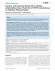 Research paper thumbnail of Genomic and enzymatic results show Bacillus cellulosilyticus uses a novel set of LPXTA carbohydrases to hydrolyze polysaccharides