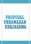 Research paper thumbnail of PROPOSAL PENAWARAN KERJASAMA