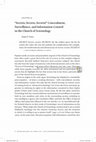 Research paper thumbnail of " Secrets, Secrets, Secrets! " Concealment, Surveillance, and Information-Control in the Church of Scientology