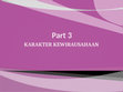 Research paper thumbnail of Pertemuan 3 Karakter Kewirausahaan