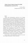 Research paper thumbnail of Tirkiyê, Kurd û Sînorên Zagonî Yên Mafê Destnîşankîrîna Çarenivîsa Xwe