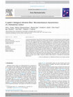 Research paper thumbnail of A spider's biological vibration filter: micromechanical characteristics of a biomaterial surface