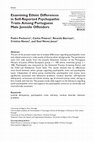 Research paper thumbnail of Examining ethnic differences in self-reported psychopathic traits among Portuguese male Juvenile offenders