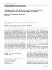 Research paper thumbnail of Tuning posture to body load: decreases in load produce discrete sensory signals in the legs of freely standing cockroaches