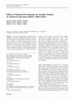 Research paper thumbnail of Effects of Nutrient Pre-Exposure on Atrazine Toxicity to Vallisneria americana Michx. (Wild Celery