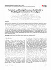 Research paper thumbnail of Seismicity and Geologic Structures Indubitable in Wadi Hagul, North Eastern Desert, Egypt