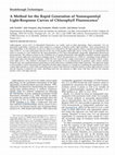 Research paper thumbnail of A method for the rapid generation of nonsequential light-response curves of chlorophyll fluorescence