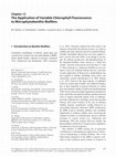 Research paper thumbnail of The Application of Variable Chlorophyll Fluorescence to Microphytobenthic Biofilms