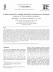 Research paper thumbnail of Complex permittivity and microwave absorption properties of a composite dielectric absorber