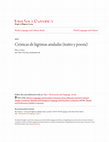 Research paper thumbnail of Crónicas de lágrimas anuladas (teatro y poesía) de Recaredo Silebó Boturu.  Ed. & Intro. Elisa Rizo. Madrid: Verbum, 2014.