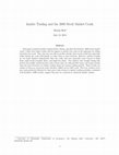 Research paper thumbnail of Insider Trading and the 2008 Financial Crisis: Did Insiders Predict the 2008 Stock Market Crash?