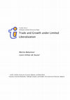 Research paper thumbnail of Trade and Growth under Limited Liberalization: The Case of Belarus