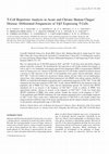 Research paper thumbnail of T-Cell Repertoire Analysis in Acute and Chronic Human Chagas'Disease: Differentail Frequencies of Vb5 Expressing T Cells