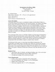 Research paper thumbnail of Introduction to the Hebrew Bible (Syllabus and Assignments).pdf