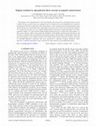 Research paper thumbnail of Magnon excitation by spin-polarized direct currents in magnetic nanostructures