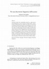 Research paper thumbnail of PER UNA DESCRIZIONE LINGUISTICA DELL'UCRAINO / TOWARDS A LINGUISTIC DESCRIPTION OF THE UKRAINIAN LANGUAGE