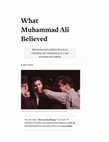 Research paper thumbnail of What Muhammad Ali Believed