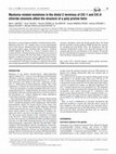 Research paper thumbnail of Myotonia-related mutations in the distal C-terminus of ClC-1 and ClC-0 chloride channels affect the structure of a poly-proline helix