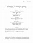 Research paper thumbnail of Fully polynomial time approximation schemes for stochastic dynamic programs